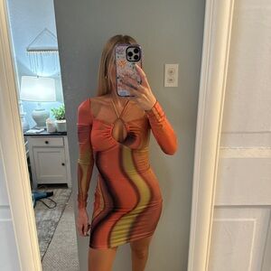 XS Bershka bodycon dress